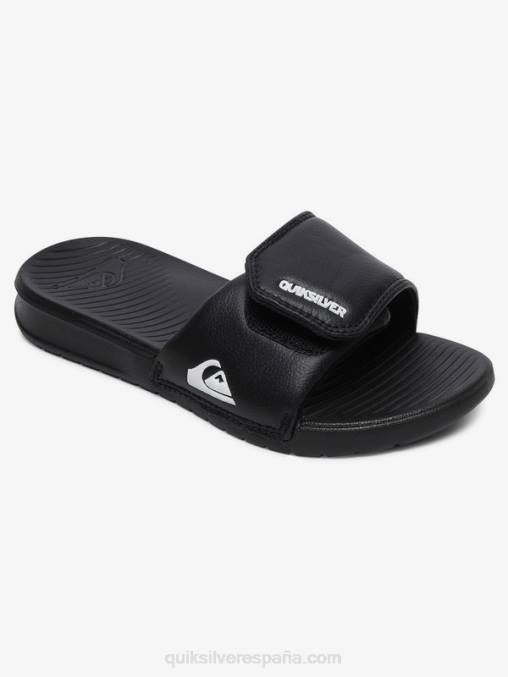 blanco negro 8-16 controles deslizantes de ajuste de costa brillante D6T4D2185 Niños Quiksilver