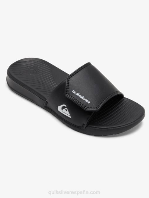 blanco negro 8-16 controles deslizantes de ajuste de costa brillante D6T4D2185 Niños Quiksilver