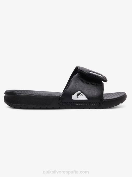 blanco negro 8-16 controles deslizantes de ajuste de costa brillante D6T4D2185 Niños Quiksilver