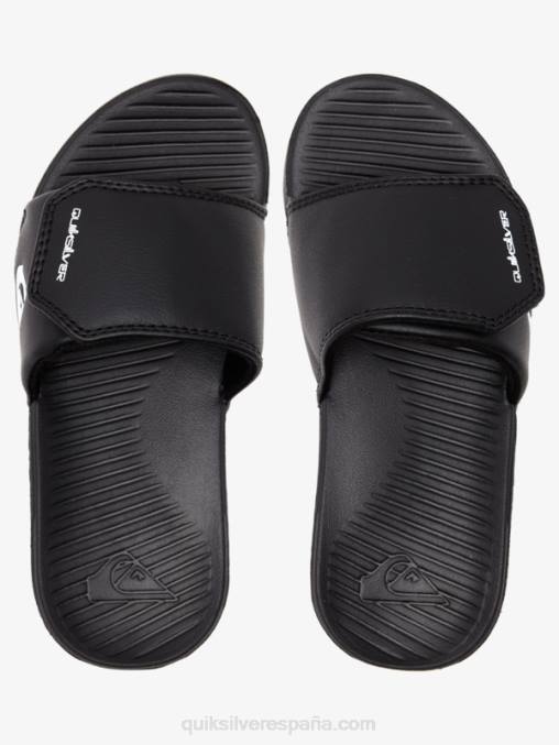 blanco negro 8-16 controles deslizantes de ajuste de costa brillante D6T4D2185 Niños Quiksilver