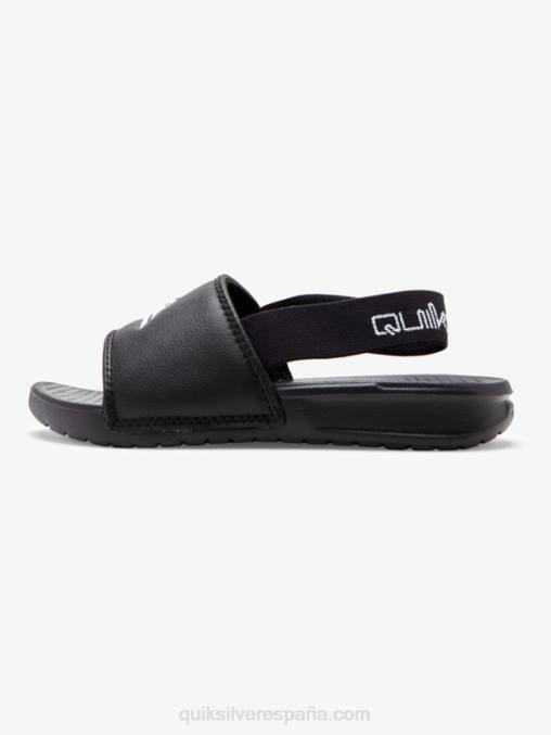 blanco negro sandalias con tiras costa brillante D6T4D2163 Niños Quiksilver