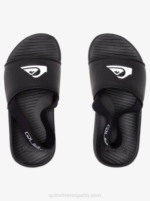 blanco negro sandalias con tiras costa brillante D6T4D2163 Niños Quiksilver