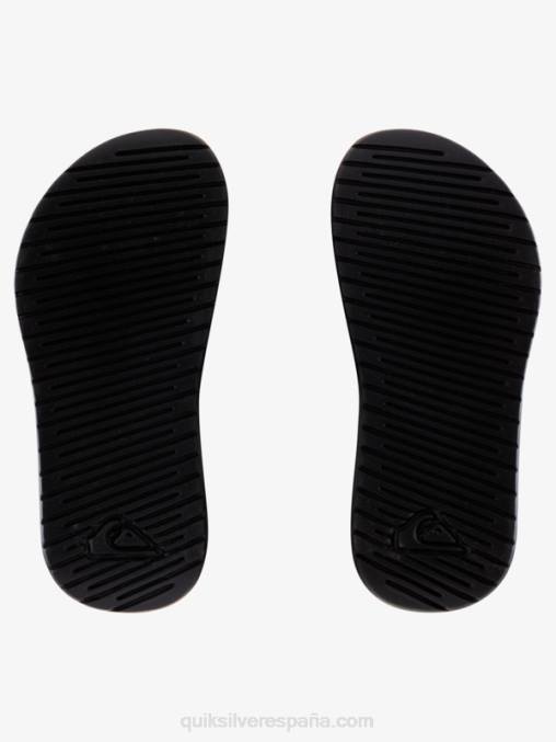 blanco negro sandalias con tiras costa brillante D6T4D2163 Niños Quiksilver