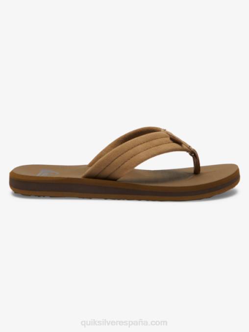 bronceado 1 8-16 sandalias carver con núcleo de ante D6T4D2092 Niños Quiksilver