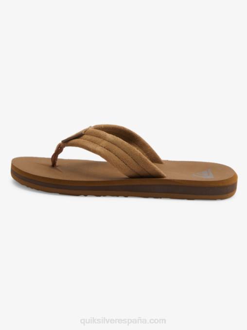 bronceado 1 8-16 sandalias carver con núcleo de ante D6T4D2092 Niños Quiksilver
