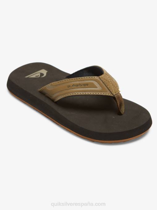 bronceado 1 Sandalias con núcleo de llave inglesa 8-16 D6T4D2182 Niños Quiksilver