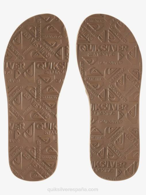 bronceado - sólido 8-16 sandalias carver de piel de ante D6T4D2282 Niños Quiksilver
