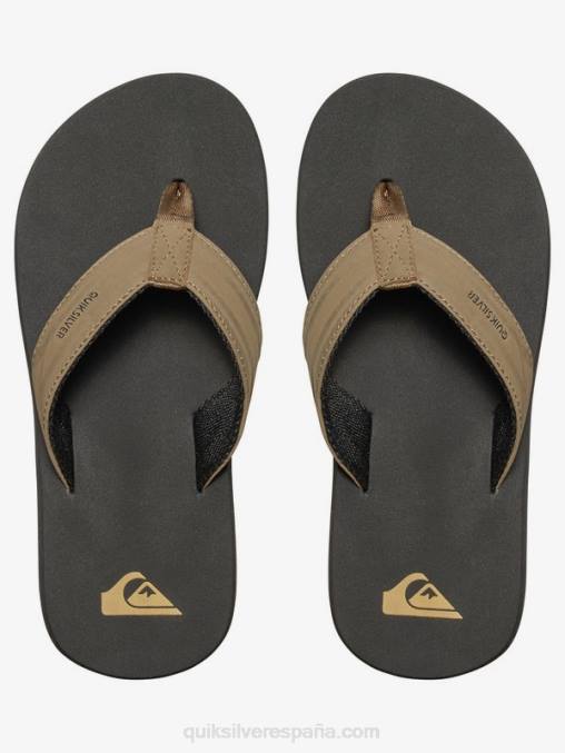 bronceado - sólido 8-16 sandalias con llave inglesa D6T4D2284 Niños Quiksilver