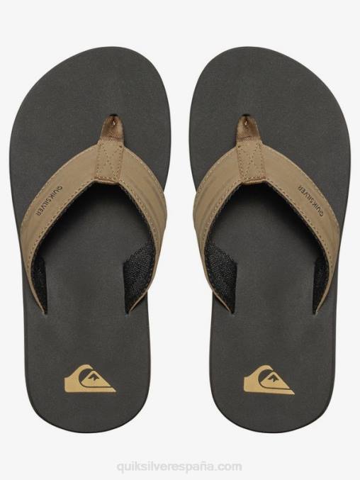 bronceado - sólido 8-16 sandalias con llave inglesa D6T4D2284 Niños Quiksilver