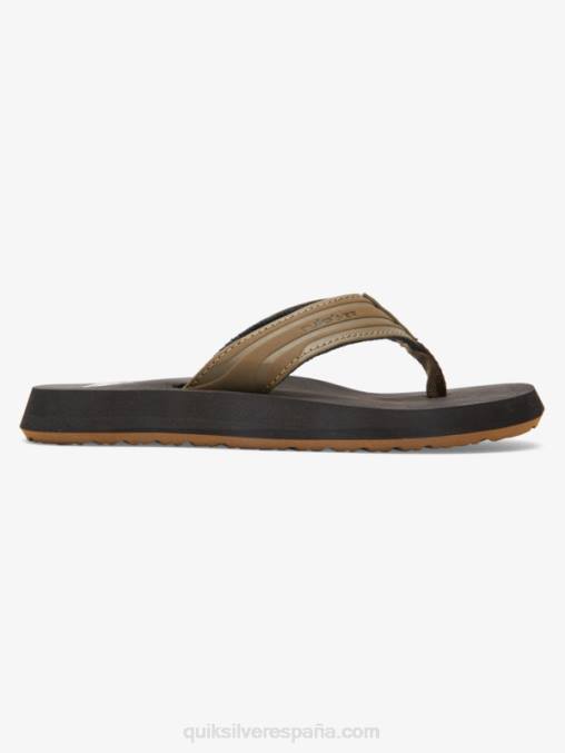 bronceado - sólido 8-16 sandalias con llave inglesa D6T4D2284 Niños Quiksilver