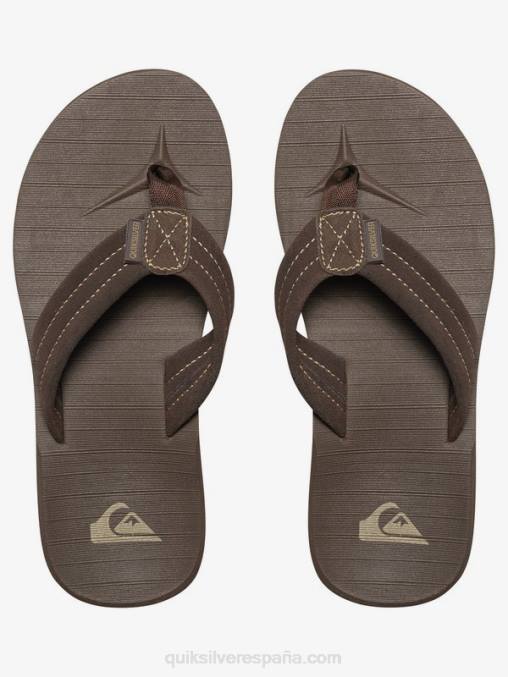 demitasse - sólido 8-16 sandalias carver de piel de ante D6T4D2283 Niños Quiksilver
