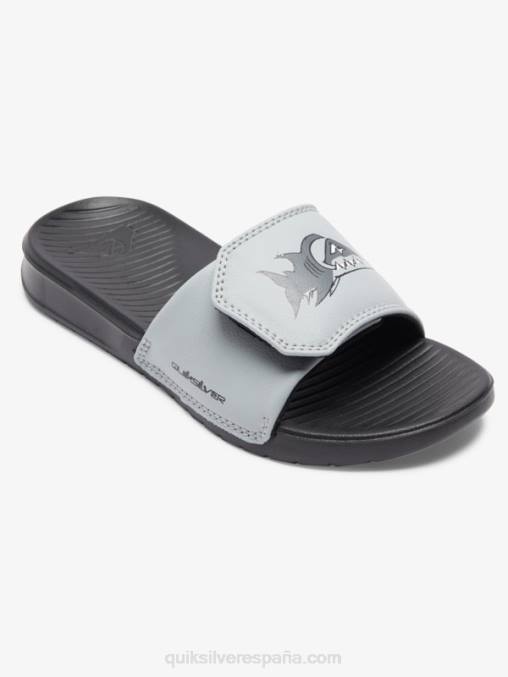 gris 1 8-16 controles deslizantes de ajuste de costa brillante D6T4D2186 Niños Quiksilver