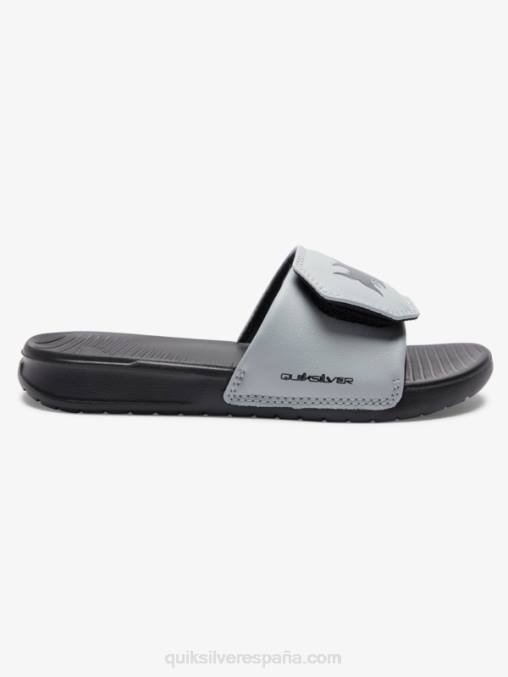 gris 1 8-16 controles deslizantes de ajuste de costa brillante D6T4D2186 Niños Quiksilver