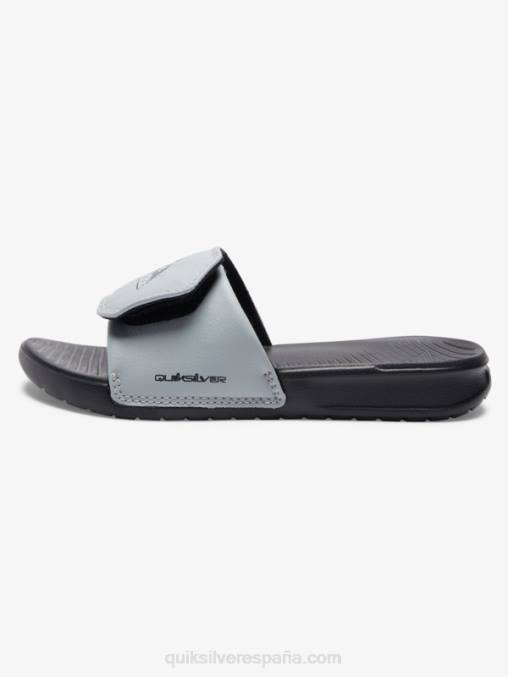 gris 1 8-16 controles deslizantes de ajuste de costa brillante D6T4D2186 Niños Quiksilver