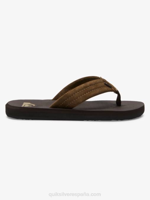 marrón 1 8-16 sandalias carver con núcleo de ante D6T4D2093 Niños Quiksilver