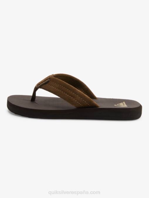 marrón 1 8-16 sandalias carver con núcleo de ante D6T4D2093 Niños Quiksilver