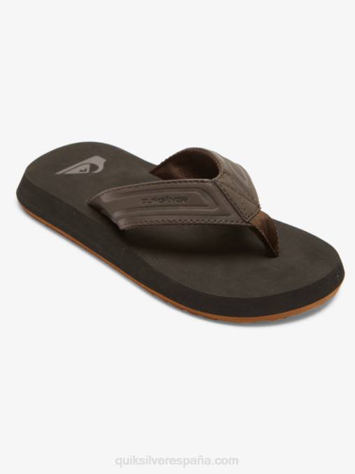 marrón 1 Sandalias con núcleo de llave inglesa 8-16 D6T4D2183 Niños Quiksilver