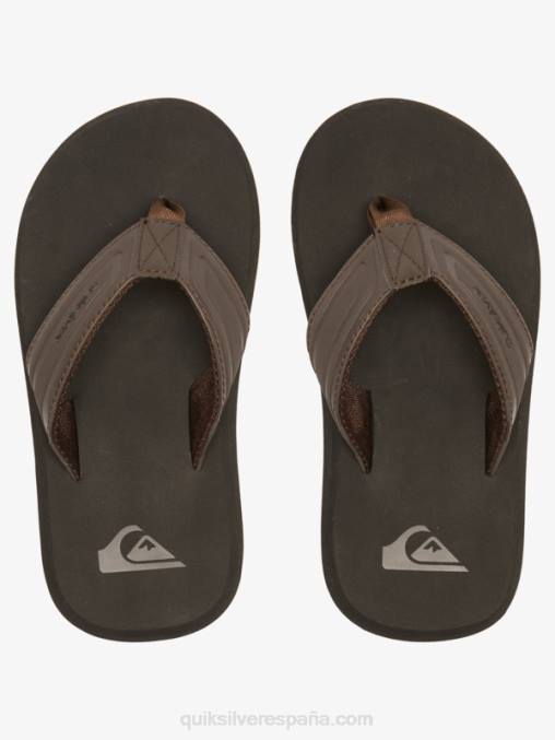 marrón 1 Sandalias con núcleo de llave inglesa 8-16 D6T4D2183 Niños Quiksilver