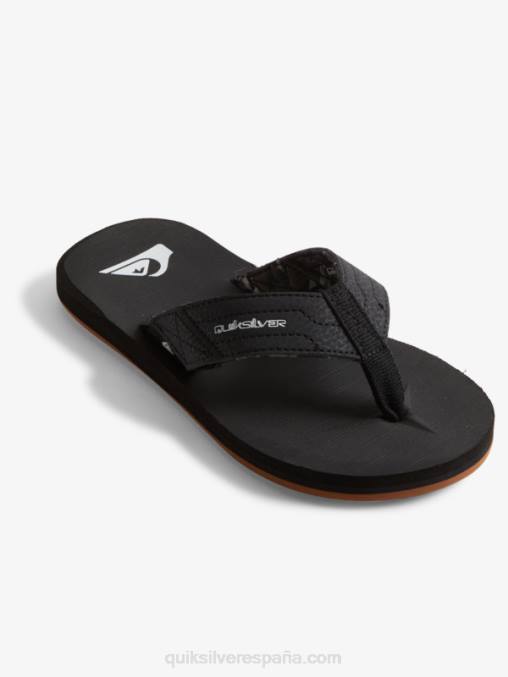 marrón oscuro 8-16 sandalias carver switch D6T4D2210 Niños Quiksilver