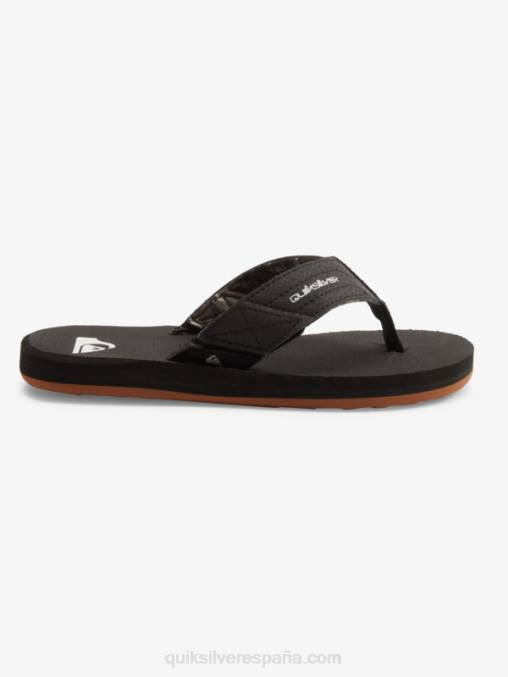 marrón oscuro 8-16 sandalias carver switch D6T4D2210 Niños Quiksilver