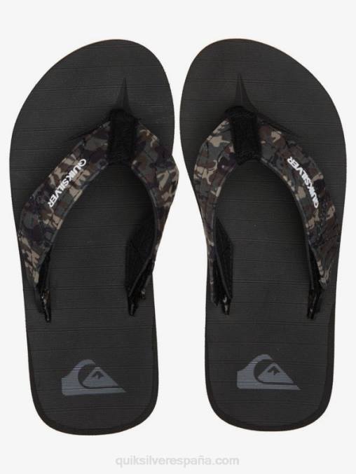 marrón oscuro 8-16 sandalias carver switch D6T4D2210 Niños Quiksilver