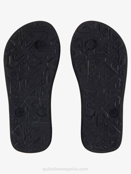 negro 8-16 chanclas molokai core D6T4D2168 Niños Quiksilver