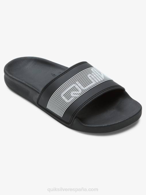 negro 8-16 sandalias Rivi con marca denominativa D6T4D2161 Niños Quiksilver