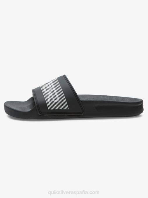 negro 8-16 sandalias Rivi con marca denominativa D6T4D2161 Niños Quiksilver
