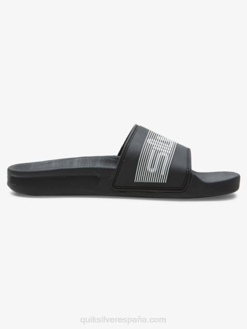 negro 8-16 sandalias Rivi con marca denominativa D6T4D2161 Niños Quiksilver