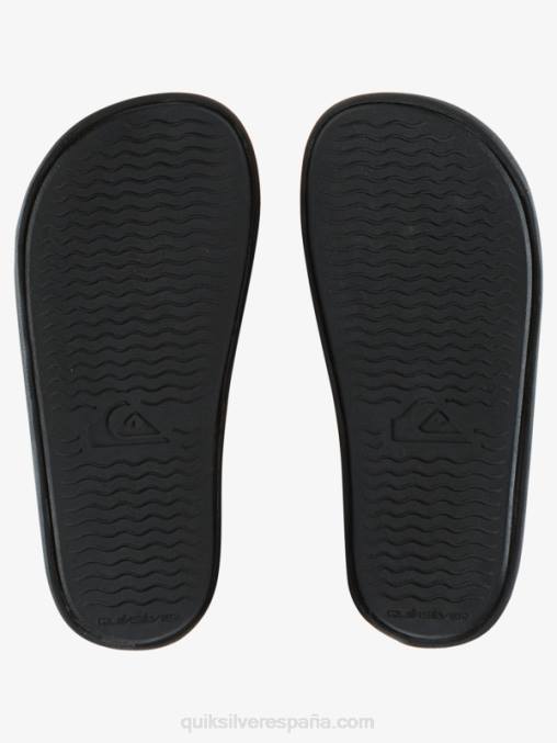 negro 8-16 sandalias Rivi con marca denominativa D6T4D2161 Niños Quiksilver