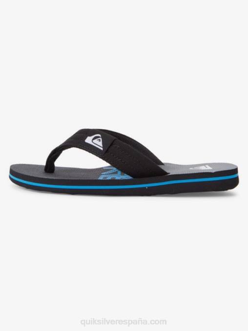 negro Sandalia básica de niño molokai layback 8-16 D6T4D2254 Niños Quiksilver