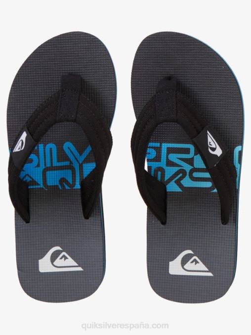 negro Sandalia básica de niño molokai layback 8-16 D6T4D2254 Niños Quiksilver
