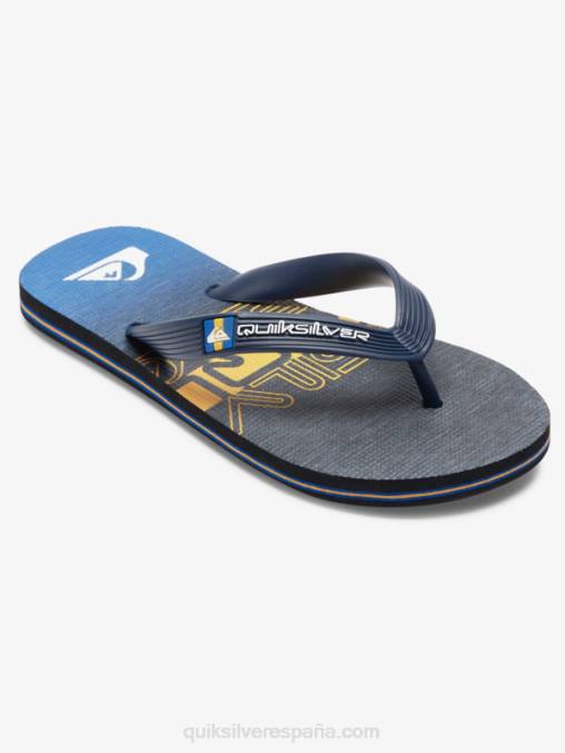 negro/naranja 8-16 chanclas molokai D6T4D2027 Niños Quiksilver
