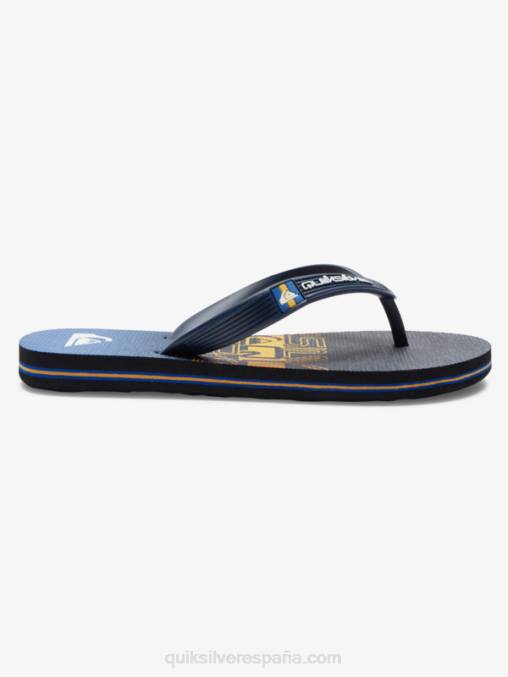 negro/naranja 8-16 chanclas molokai D6T4D2027 Niños Quiksilver