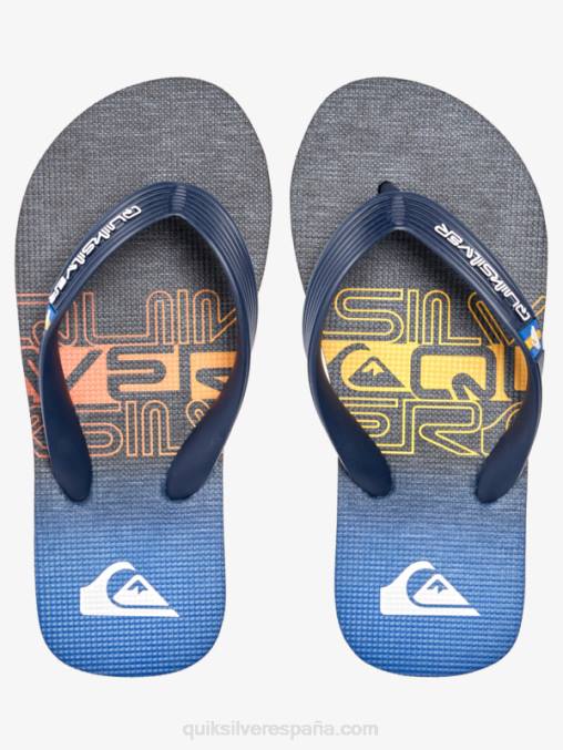 negro/naranja 8-16 chanclas molokai D6T4D2027 Niños Quiksilver