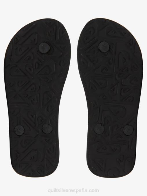 negro/naranja/gris 8-16 chanclas molokai D6T4D2021 Niños Quiksilver