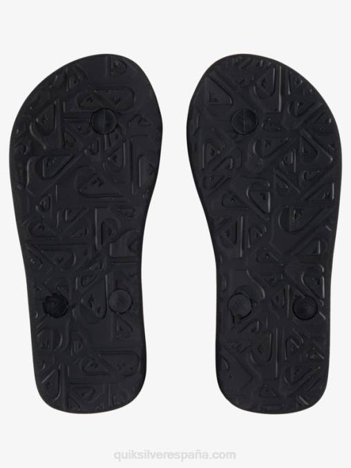 negro/naranja/gris 8-16 chanclas molokai panel D6T4D2206 Niños Quiksilver