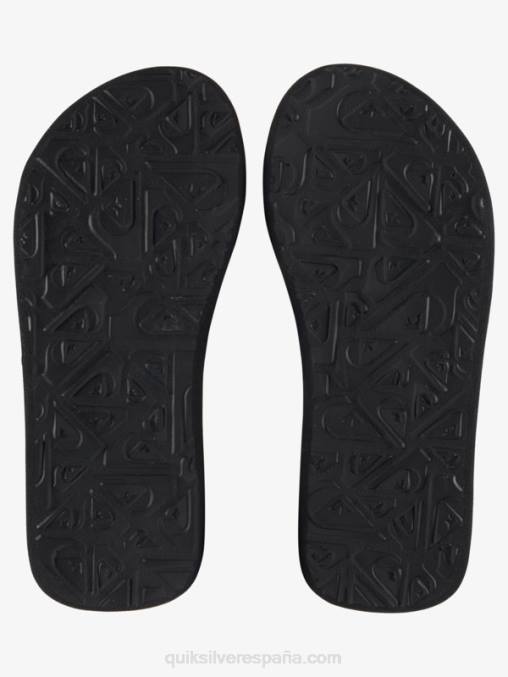 negro/naranja/gris 8-16 molokai sandalias layback D6T4D1995 Niños Quiksilver