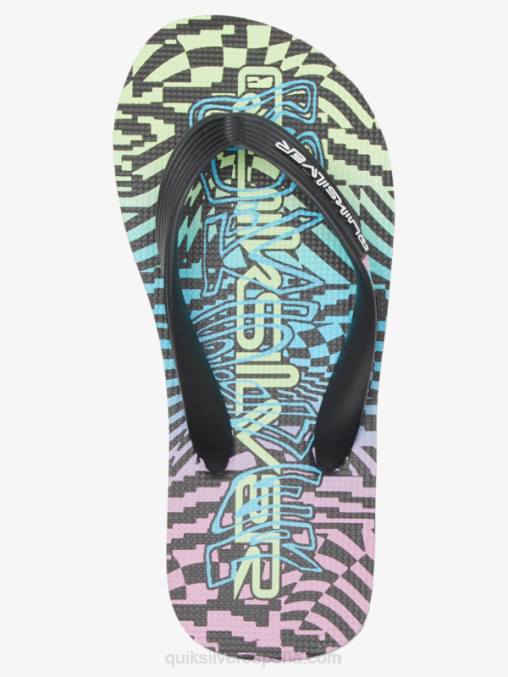 negro/rosa/azul 8-16 chanclas molokai D6T4D2022 Niños Quiksilver