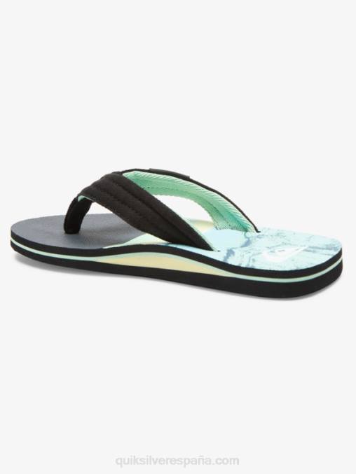 verde 1 Sandalia básica de niño molokai layback 8-16 D6T4D2249 Niños Quiksilver