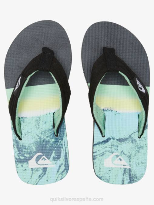 verde 1 Sandalia básica de niño molokai layback 8-16 D6T4D2249 Niños Quiksilver